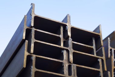 Metal profil kiriş depodaki paketlerine metal ürünleri, Rusya Federasyonu