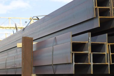 Metal profil kiriş depodaki paketlerine metal ürünleri, Rusya Federasyonu