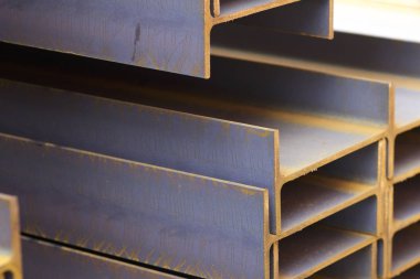Metal profil kiriş depodaki paketlerine metal ürünleri, Rusya Federasyonu