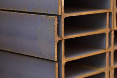 Metal profil kiriş depodaki paketlerine metal ürünleri, Rusya Federasyonu