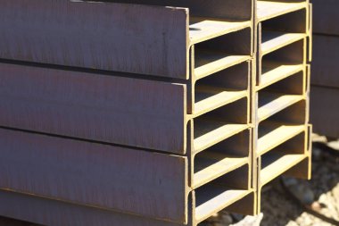 Metal profil kiriş depodaki paketlerine metal ürünleri, Rusya Federasyonu