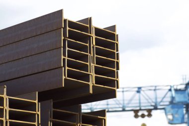 Metal profil kiriş depodaki paketlerine metal ürünleri, Rusya Federasyonu