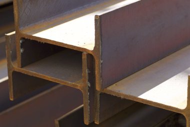 Metal profil kiriş depodaki paketlerine metal ürünleri, Rusya Federasyonu