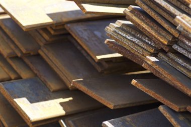 Metal profil şerit depodaki paketlerine metal ürünleri, Rusya Federasyonu