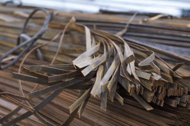 Metal profil şerit depodaki paketlerine metal ürünleri, Rusya Federasyonu