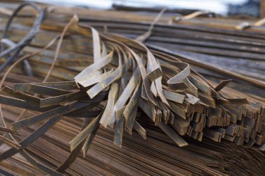 Metal profil şerit depodaki paketlerine metal ürünleri, Rusya Federasyonu