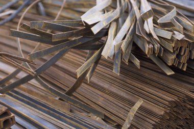 Metal profil şerit depodaki paketlerine metal ürünleri, Rusya Federasyonu