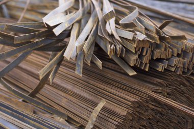 Metal profil şerit depodaki paketlerine metal ürünleri, Rusya Federasyonu