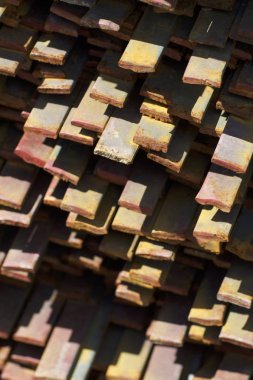 Metal profil şerit depodaki paketlerine metal ürünleri, Rusya Federasyonu