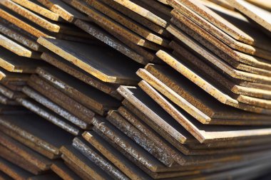 Metal profil şerit depodaki paketlerine metal ürünleri, Rusya Federasyonu