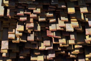 Metal profil şerit depodaki paketlerine metal ürünleri, Rusya Federasyonu