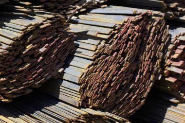 Metal profil şerit depodaki paketlerine metal ürünleri, Rusya Federasyonu