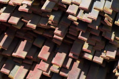 Metal profil şerit depodaki paketlerine metal ürünleri, Rusya Federasyonu