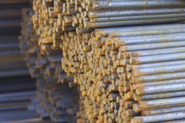 Metal ürünleri, Rusya depodaki paketlerine yuvarlak bölümünün metal profil