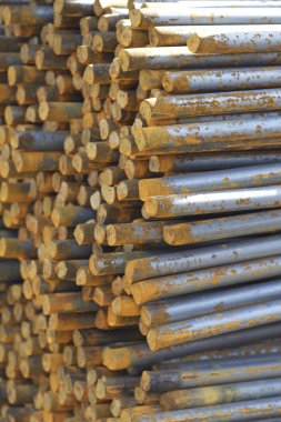 Metal ürünleri, Rusya depodaki paketlerine yuvarlak bölümünün metal profil