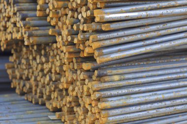 Metal ürünleri, Rusya depodaki paketlerine yuvarlak bölümünün metal profil