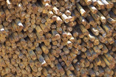 Metal ürünleri, Rusya depodaki paketlerine yuvarlak bölümünün metal profil