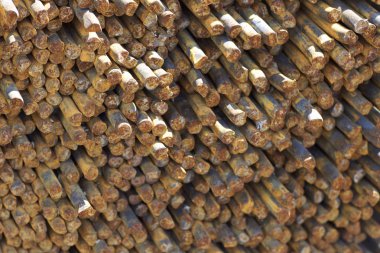 Metal ürünleri, Rusya depodaki paketlerine yuvarlak bölümünün metal profil