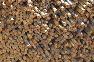 Metal ürünleri, Rusya depodaki paketlerine yuvarlak bölümünün metal profil