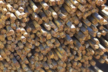 Metal ürünleri, Rusya depodaki paketlerine yuvarlak bölümünün metal profil