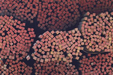 Metal ürünleri, Rusya depodaki paketleri meydanda metal profil