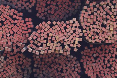 Metal ürünleri, Rusya depodaki paketleri meydanda metal profil