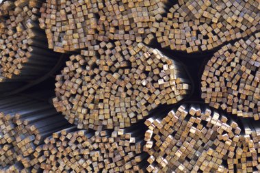 Metal ürünleri, Rusya depodaki paketleri meydanda metal profil