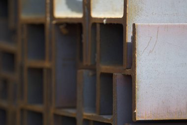 Metal profil kiriş depodaki paketlerine metal ürünleri, Rusya Federasyonu