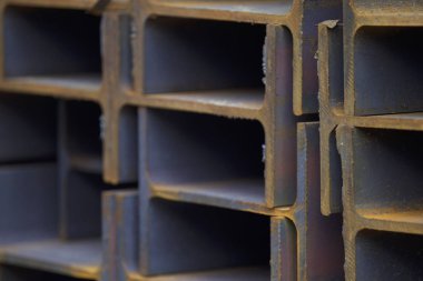 Metal profil kiriş depodaki paketlerine metal ürünleri, Rusya Federasyonu
