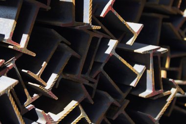 Metal profil kiriş depodaki paketlerine metal ürünleri, Rusya Federasyonu