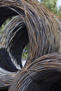 İnce metal takviye koyları metal ürünler depoda, Rusya içine yara