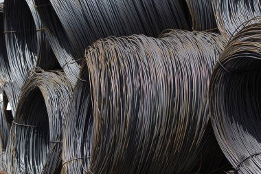 İnce metal takviye koyları metal ürünler depoda, Rusya içine yara