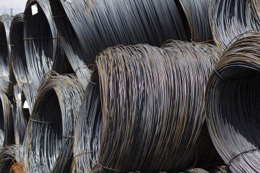 İnce metal takviye koyları metal ürünler depoda, Rusya içine yara