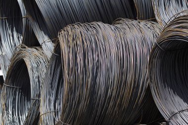 İnce metal takviye koyları metal ürünler depoda, Rusya içine yara