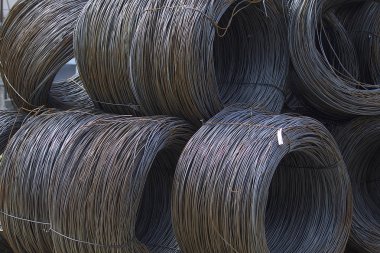İnce metal takviye koyları metal ürünler depoda, Rusya içine yara