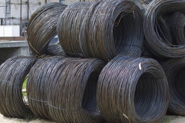 İnce metal takviye koyları metal ürünler depoda, Rusya içine yara