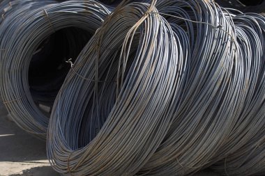 İnce metal takviye koyları metal ürünler depoda, Rusya içine yara