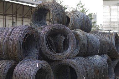 İnce metal takviye koyları metal ürünler depoda, Rusya içine yara