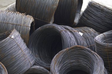 İnce metal takviye koyları metal ürünler depoda, Rusya içine yara