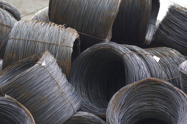 İnce metal takviye koyları metal ürünler depoda, Rusya içine yara