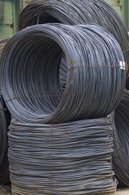 İnce metal takviye koyları metal ürünler depoda, Rusya içine yara