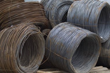 İnce metal takviye koyları metal ürünler depoda, Rusya içine yara