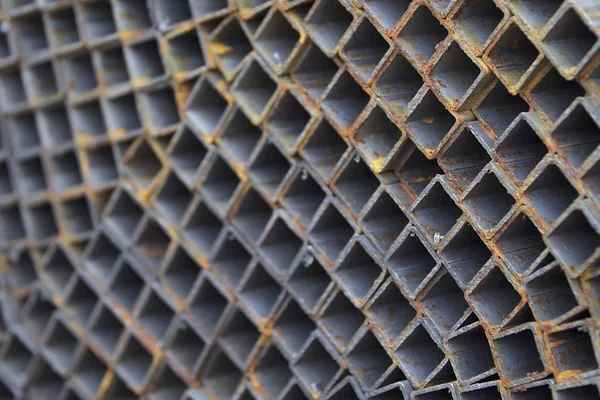 Metal ürünleri, Rusya depodaki paketlerine dikdörtgen kesit metal profil boru