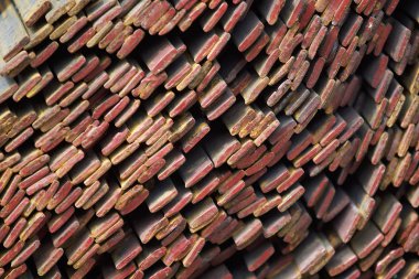 Metal profil şerit depodaki paketlerine metal ürünleri, Rusya Federasyonu