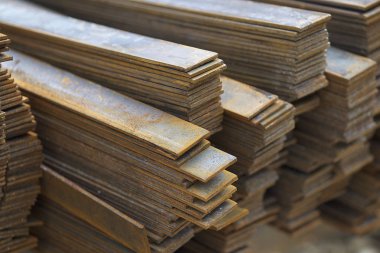 Metal profil şerit depodaki paketlerine metal ürünleri, Rusya Federasyonu