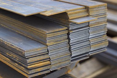 Metal profil şerit depodaki paketlerine metal ürünleri, Rusya Federasyonu