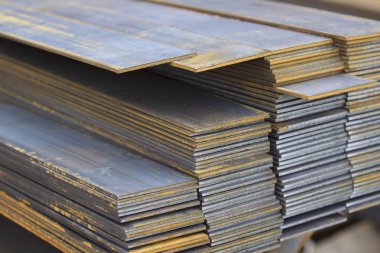 Metal profil şerit depodaki paketlerine metal ürünleri, Rusya Federasyonu