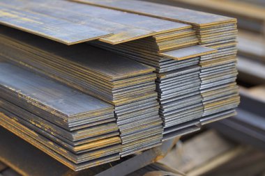 Metal profil şerit depodaki paketlerine metal ürünleri, Rusya Federasyonu
