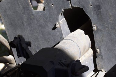 Savunma silah eski kale, Kıbrıs adasında antik toplar