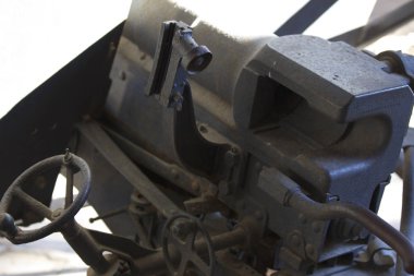 Savunma silah eski kale, Kıbrıs adasında antik toplar